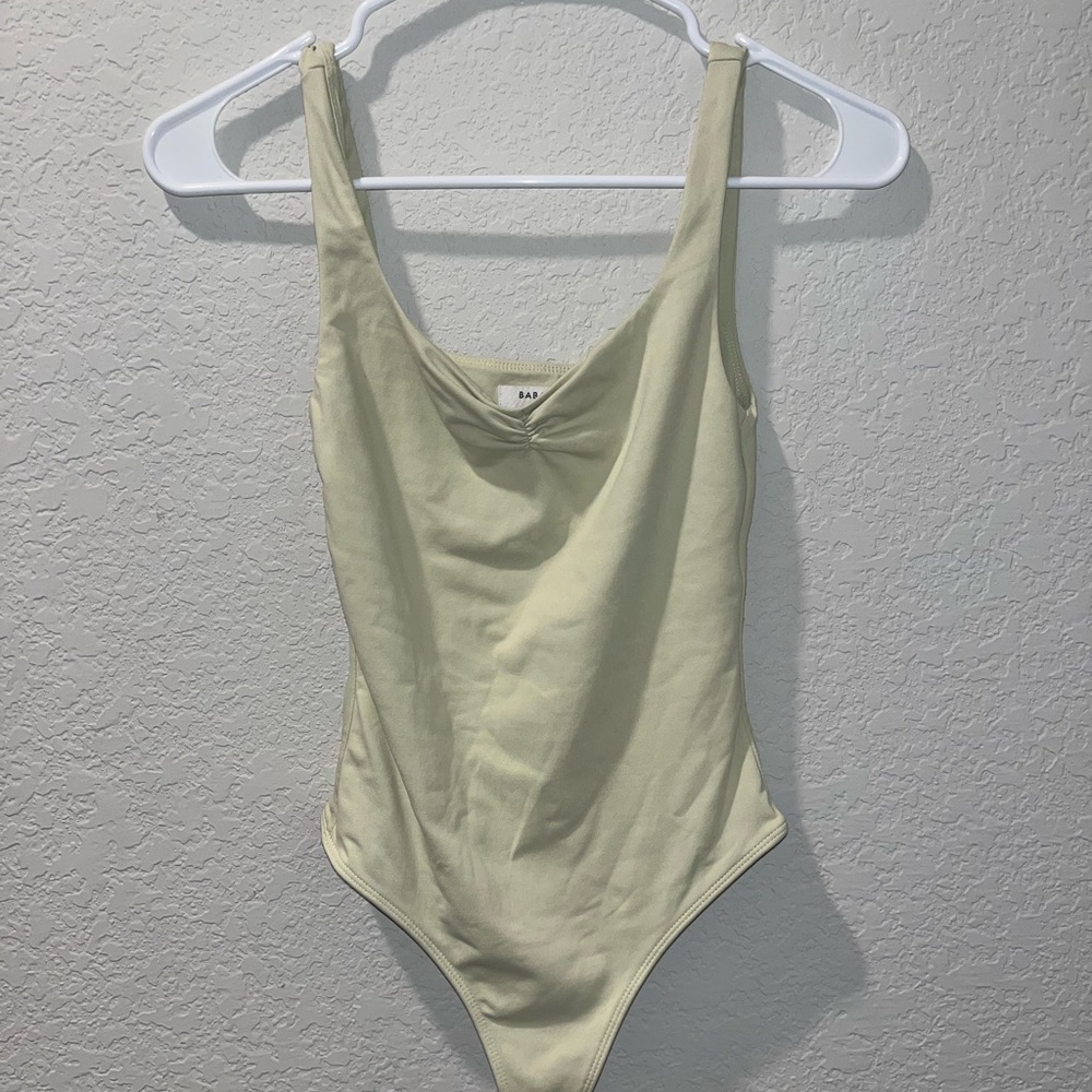 Babaton light yellow Bodysuit